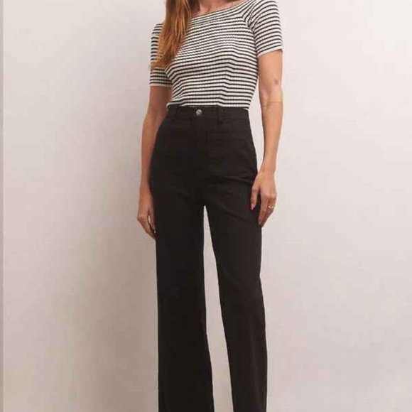 Z Supply Ester Twill Pant -Black - Large